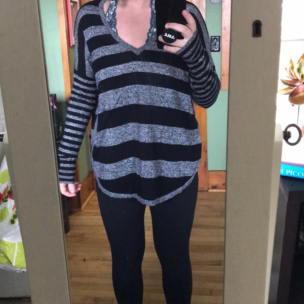 Colorblocked sweater